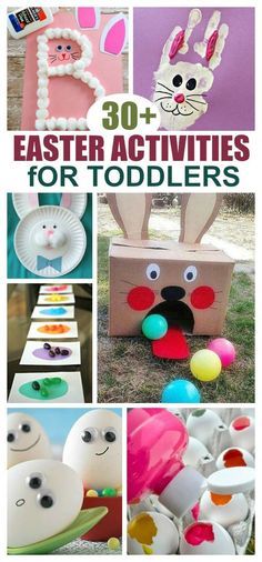 30+ Easter activities perfect for toddlers- crafts, games, fun science, and more! Toddlers Crafts, Easter Activities For Toddlers, Easter Crafts For Toddlers, Easter Preschool, Easter Activities For Kids, Easter Games, Toddler Easter, Activities For Toddlers, Easter Art