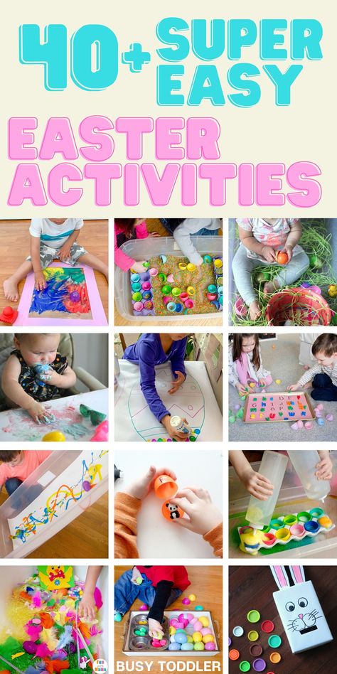 Easter Activities For Toddlers, Bunny Activities, Easter Craft Activities, Craft Activities For Toddlers, Easter Crafts For Toddlers, Easter Preschool, Easter Activities For Kids, Easy Easter Crafts, Toddler Easter