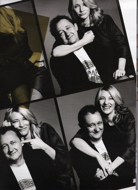 Cate Blanchett and Andrew Upton Andrew Upton, Catherine Élise Blanchett, Ian Mckellen, Annie Leibovitz, Classy Men, Face Characters, Girly Images, Cate Blanchett, Video Film