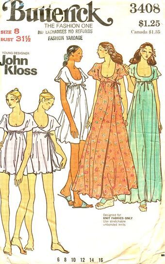 Butterick 3408 | Vintage Sewing Patterns | Fandom Vintage Vogue Sewing Patterns, Vintage Dress Patterns, Motif Vintage, Diy Sewing Clothes, Couture Vintage, Fashion Sewing Pattern, Sewing Pattern Sizes, Moda Vintage, Mode Vintage