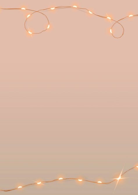 Fairy Lights Background, Aesthetic Fairy Lights, Aesthetic Peach, Border Aesthetic, Minimal Background, White Fairy Lights, Aesthetic Fairy, Peach Background, Elements Design