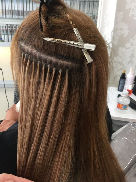 Hair Extensions | Micro Beads | Micro Links | Natural Hair extensions Micro Link Extension Placement, Hair Extensions Micro Link, Bead Extensions Hair, Micro Weft Hair Extensions, Micro Bead Hair Extensions Placement, Bead Hair Extensions, Micro Link, Nano Bead Hair Extensions, Beaded Extensions Hair