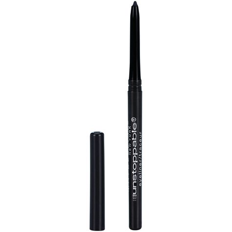 Maybelline Eyeliner, Smudge Proof Eyeliner, Eyebrow Color, How To Do Eyeliner, Waterproof Eyeliner Pencil, Eyeliner For Beginners, Eyeliner Waterproof, Eyeliner Products, Blue Eyeliner