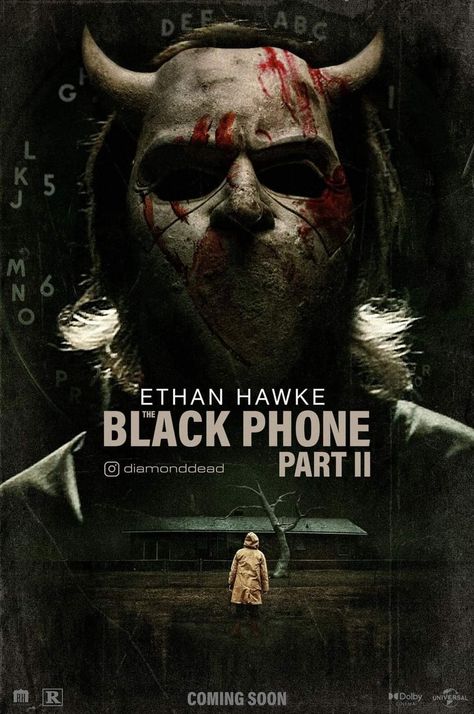 The Black Phone Movie, Black Phone Movie, Finney Blake, The Grabber, Demián Bichir, Black Phone Background, The Black Phone, Creepy Games, Ethan Hawke