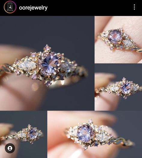 Engagement Rings Tangled, Tangled Inspired Engagement Rings, Rapunzel Engagement Ring, Fairy Core Engagement Rings, Fairytale Wedding Ring, Whimsical Engagement Ring, Fairytale Engagement Rings, Fairytale Ring, Pretty Wedding Rings