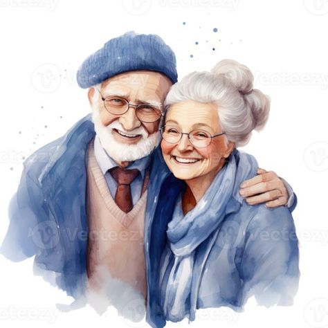 Dobro Veče, People Stickers, Steve Hanks, Elderly Couples, Sweetest Day, Decoupage Paper, Free Png, Royalty, Royalty Free