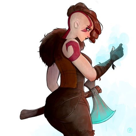 Kratos Daughter, Kratos Genderbend, Freya X Kratos, Female Kratos Art, Female Kratos, Kratos Character Design, Kratos Fanart, God Of Wars, Vampire Illustration