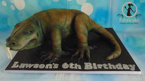 Dragon Birthday Cakes, Dragon Cake, Zoo Birthday, Dragon Face, Dragon Birthday, Komodo Dragon, Unique Cakes, Komodo, Birthday Parties