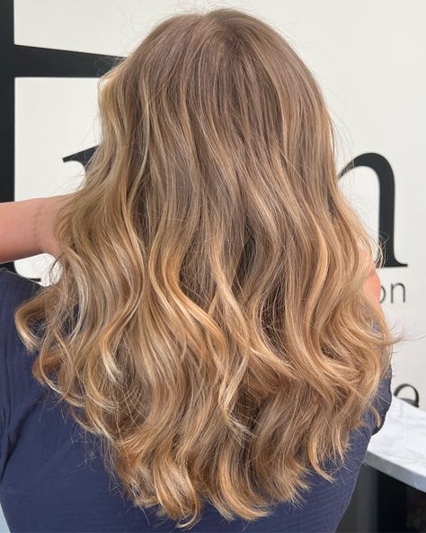 Root Melt Honey Blonde, Bronde Haircolor Brunettes Summer, Sandy Bronde Haircolor, Mid Length Balayage, Bronde Balayage Blonde, Teddy Bronde, Bronde Babylights, Rose Gold Hair Balayage, Balayage Beige