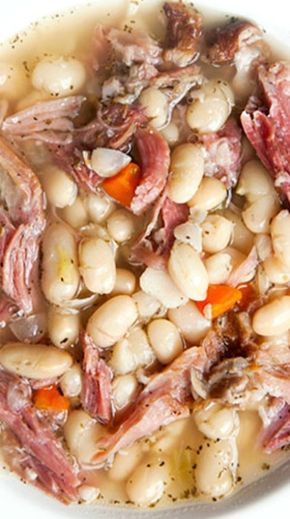 White Bean And Ham Soup, White Bean And Ham, Bean And Ham Soup, Ham And Bean, Homemade Soup Recipe, Ham Soup, Ham And Beans, Ham And Bean Soup, Bean Soup Recipes