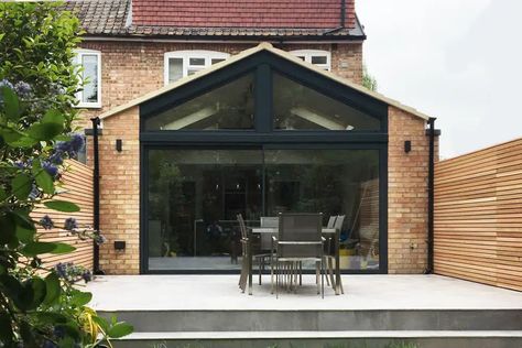 Apex Extension, Gable End Extension, Small House Extensions, Folding Sliding Doors, Frameless Sliding Doors, Gable Window, Bungalow Extensions, Garden Room Extensions, House Extension Plans