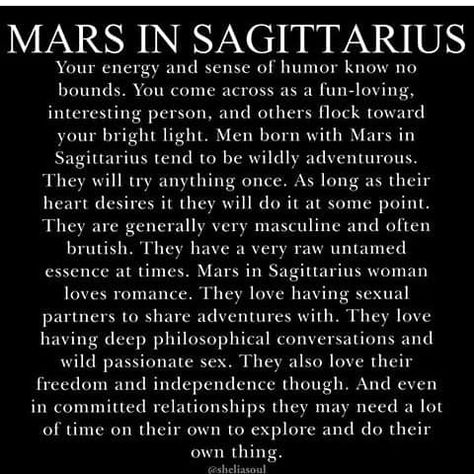 Mars Sagittarius, Mars In Sagittarius Woman, Sagittarius Mars, Mars Makeup, Mars In Sagittarius, Sagittarius Women, Astrology Meaning, Planet Signs, Capricorn Sign