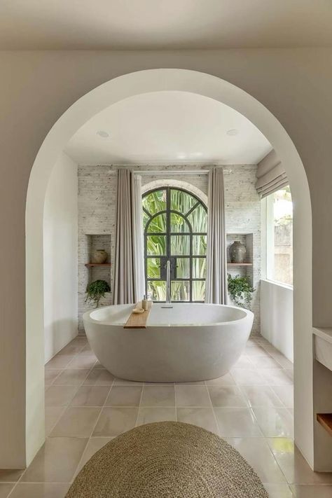 Contemporary Colonial, Bali Interiors, Aesthetic Bathroom, Dream House Interior, House Bathroom, House Goals, Dream House Decor, House Inspo, Dream Home Design