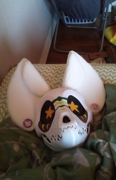 Toony Skull Dog, Skull Dog Mask Ideas, Skull Dog Fursona, Skull Dog Mask, Skull Dog Fursuit, Skull Fursuit, Skull Dog Art, Dog Fursuit, Dino Masks