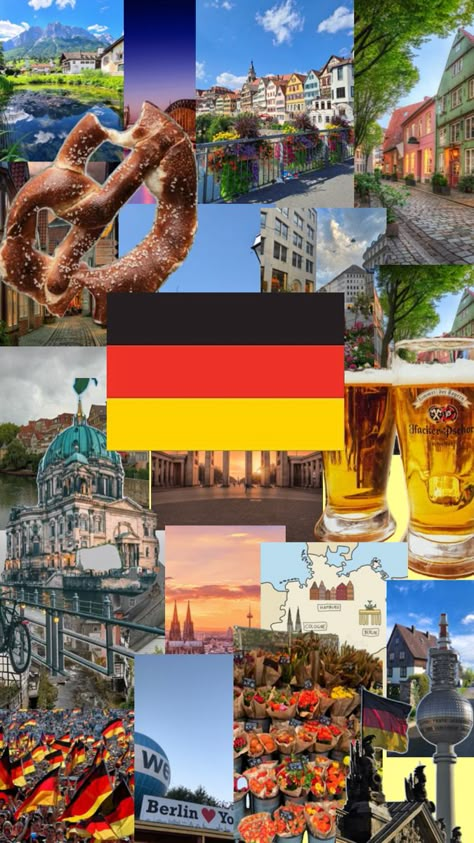 German Resources, Dream Vision Board, German Language Learning, Beautiful Sights, Natural Scenery, German Language, Aesthetic Collage, Famous Brands, Dream Vacations