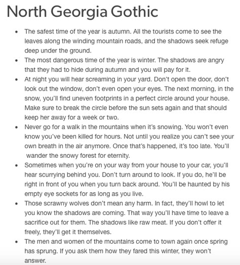 North Georgia Gothic North Carolina Gothic, Gothic Prompts, Georgia Gothic, Northern Gothic, Gothic Writing Prompts, Regional Gothic, Gothic Writing, Gothic Stories, American Gothic