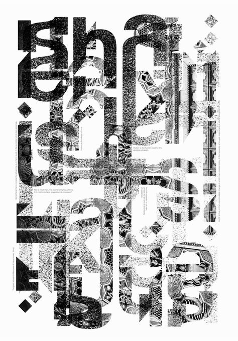 Typographic Experiments, Horror Typography, Type Experiments, Lecture Poster, Experimental Type, Art Zine, Graphic Posters, Cool Typography, Graphic Design Fonts