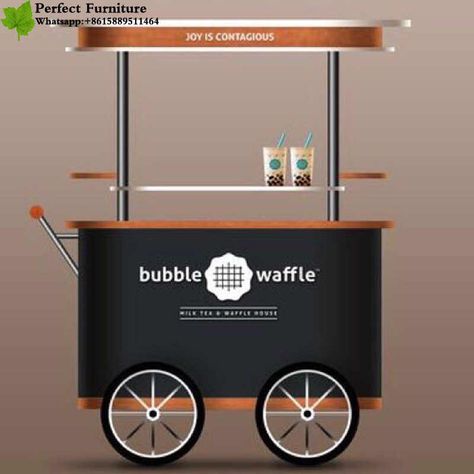 Bike Food Cart, Roda Gerobak, Popsicle Cart, Gerobak Dorong, Food Stall Design, Bike Food, Ice Cream Popsicle, Mobile Food Cart, Food Kiosk