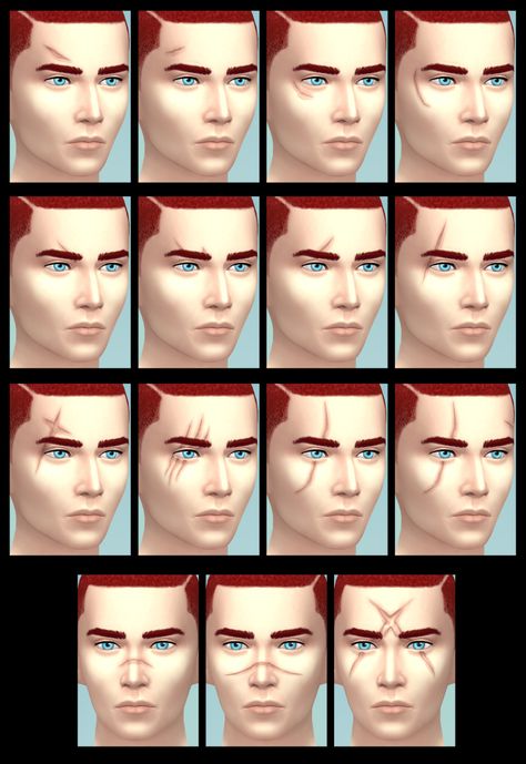 Face Scar_1 Maxis Match New Mesh Teen, Adult,... - Red Ear Cat House Harry Potter Scar, Eye Scar, Dark Circles Around Eyes, Sims 4 Cc Eyes, Pelo Sims, Stretch Mark Removal, Sims 4 Cc Folder, Sims 4 Update, Sims 4 Cas