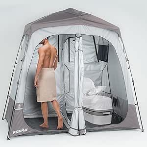 Camping Shower Ideas, Portable Camping Shower, Outdoor Camping Shower, Drain Design, Toilet Tent, Nanak Jayanti, Camping Products, Camping Shelters, Shower Tent