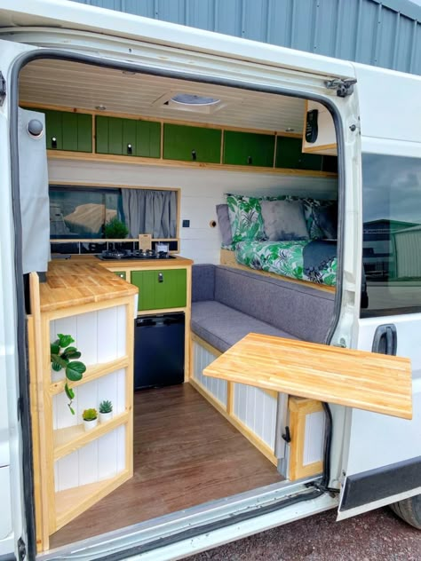 Transit Camper Conversion, Diy Campervan, Transit Camper, Kombi Home, Micro Camper, Van Conversion Interior, Caravan Interior, Campervan Life, Build A Camper Van