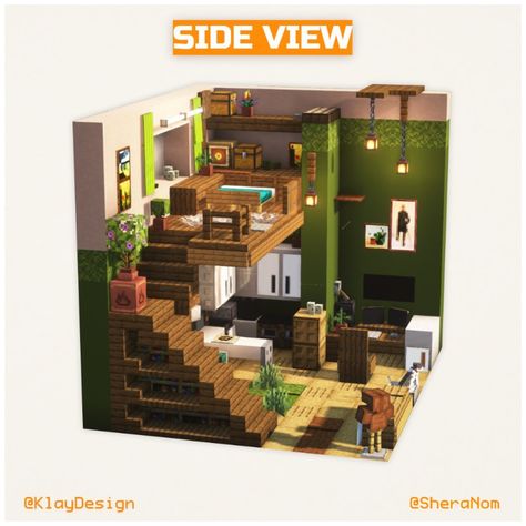 APARTMENT CONCEPT 🪴 Together with @shera_nom we made this amazing apartment interior concept! The second one in our collection! 😆 Let us know what you think of it!! 💬 ——————————————— - 🪴 Follow @klay.design_mc for more! - 💬 Lemme know your thoughts! - 🙌 Complementary Shaders - 🍳 Repost with credits only! ——————————————— #minecraft #minecraftbuild #minecraftideas #minecraftbuilds #minecraftdesign #minecrafthouse #minecrafttutorial #minecraftbase #minecraftpe Minecraft Mine Interior, Minecraft Apartment Interior, Minecraft Studio Apartment, Small Minecraft Interior, Mc Interior Design, Minecraft Apartment Building Floor Plans, Apartment Minecraft, Minecraft Indoor Decor, Compact Minecraft Interior