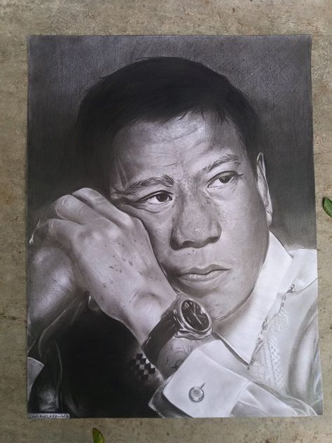 Rodrigo Duterte, Lee Jeffries, Portrait Tattoo, Historical Figures