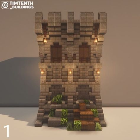 Minecraft Medieval Castle Walls, Castle Wall Design Minecraft, Wheat Farms Minecraft, Minecraft Medieval Wall Design, Minecraft Castle Wall Ideas, Minecraft Castle Wall Designs, Castle Wall Minecraft, Castle Walls Minecraft, Minecraft Stone Wall