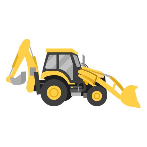 Backhoe loader illustration #AD , #Backhoe, #illustration, #loader Excavator Cake, Safari Baby Shower Boy, Construction Theme Birthday Party, Construction Cake, Kids Deco, Truck Stickers, Construction Theme, Baby Minnie, Baby Minnie Mouse