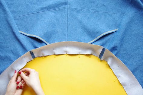 How to sew the Miette skirt - Attaching the waistband Sew Your Own Clothes, Tilly And The Buttons, The Fold Line, Clothes Sewing, Clothes Sewing Patterns, Lined Skirt, We Can Do It, How To Sew, Learn To Sew