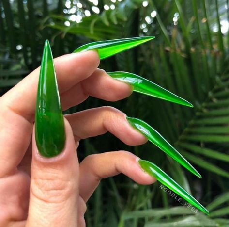 Nail Design Glitter, Green Nail, Nail Art Instagram, Glass Nails, Jelly Nails, Manicure Y Pedicure, Dream Nails, Fire Nails, Pretty Acrylic Nails