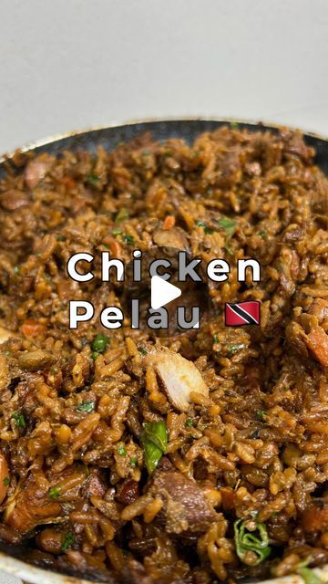 Pelau Recipe Trinidad Chicken, Pelau Recipe Trinidad, Chicken Pelau Recipe, Pelau Recipe, Chicken And Yellow Rice Recipe, Chicken Pelau, Boneless And Skinless Chicken Thighs, Chicken And Yellow Rice, Green Seasoning