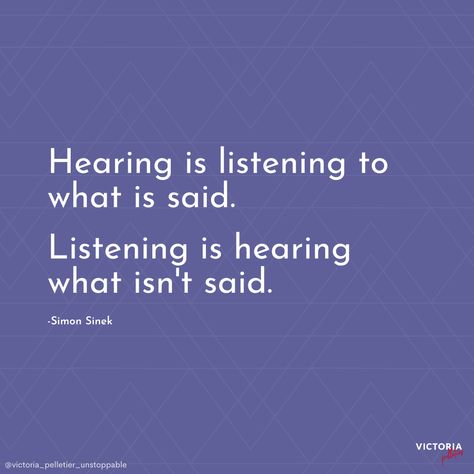 Hearing Vs Listening Quotes, Quotes On Listening, Quotes About Listening To Others, Quotes About Listening, Conflict Resolution Quotes, Customers Quotes, Therapy Thoughts, Listening Quotes, Customer Quotes