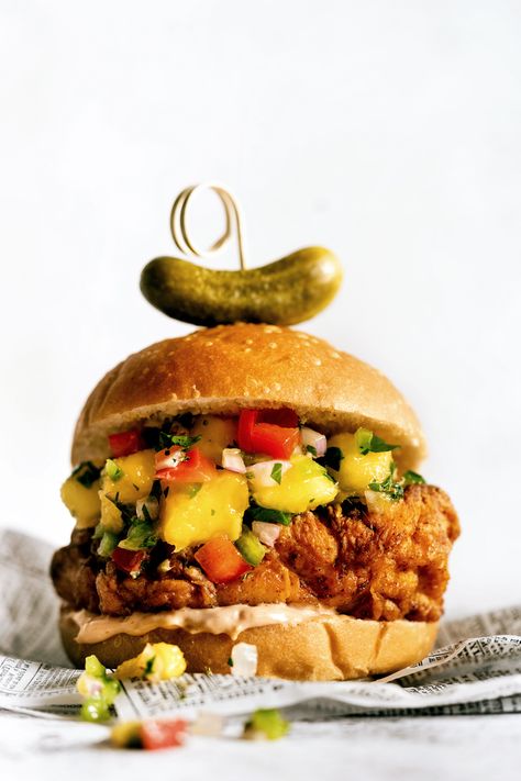 Nashville Hot Chicken with Mango Relish | Real Food by Dad