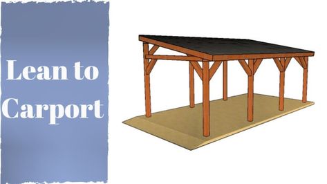 25 DIY Carport Ideas and Plans: How To Build a Carport Lean To Carport Ideas, Carport Addition To House Side, How To Build A Carport, Covered Carport Ideas, Carport Attached To Garage, Diy Carport Ideas, Carport Ideas Attached To House, Plan Carport, Build A Carport