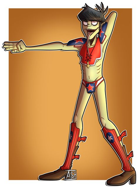 Rock The House by Ashesfordayz Murdoc Rock The House, Rock The House Gorillaz, Gorillaz Murdoc, Murdoc Niccals, Silly Monkey, Monkeys Band, Drawing Png, Arm Art, Oh My Heart