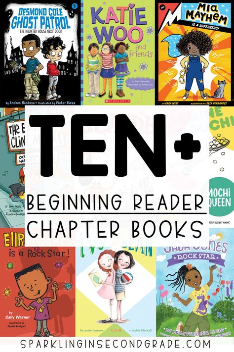 Looking for easy chapter books for your 1st or 2nd graders? Come find your class' new favorite chapter books. Your most reluctant readers can find something here! My class' latest favorite is book #1! Best Early Chapter Books, Book Clubs 2nd Grade, 2nd Grade Chapter Books, Beginning Chapter Books, Books For Second Graders, Big Lollipop, Books For 1st Graders, Library Magic, 2nd Grade Books