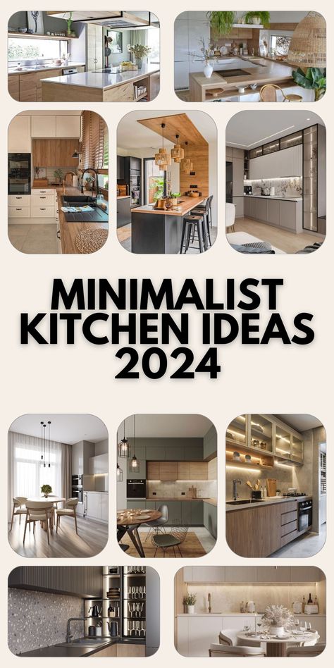 Unlocking 2024: Minimalist Kitchen Ideas for Small Spaces | Modern Elegance, Boho Flair, and Timeless Sophistication Luxury Black Kitchen, Minimalist Kitchen Ideas, Modern Kitchen Trends, Cozy Decor Ideas, Minimalist Cabinet, Kitchen Ideas For Small Spaces, Latest Kitchen Designs, Wooden Sofa Set Designs, Black Countertops