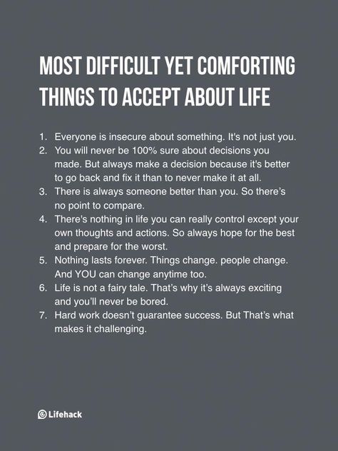 7 Hard Truths About Life That Are Actually Motivational... Although, I don't agree w/ ALL 7 "facts"...Life IS a Fairy Tale--it's UR Tale--make it what U want, & second, hard work ALWAYS pays off--take pride in whatEVER u do & enjoy the feeling of doing it best & completing the accomplishment!!! JPrice (not anonymous) :-P  OH! & 1 thing DOES last forever...CHANGE, & the fact that we humans can (although reluctant at times) adapt to almost anything if we put Truths About Life, Life Is Hard Quotes, Inspirational Life Lessons, Coaching Tips, Journey Quotes, Hard Quotes, Psychology Quotes, Never Stop Dreaming, Wit And Wisdom