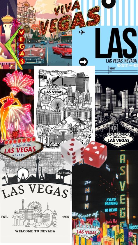 Las Vegas Collage, Vegas Collage, Las Vegas Nevada, Nevada, Las Vegas, Collage