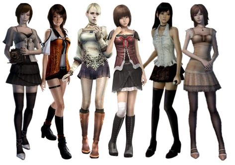 Female Horror Protagonist, 2000s Horror, Horror Girl, Horror Protagonist, Horror Game Protagonist, Game Protagonist, Outfits 2000s, Japanese Horror, Fatal Frame