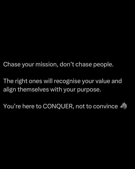 Stop wasting time trying to convince those who can’t see your vision. Focus on your mission. Those who recognise your value will naturally align with your path. You’re here to dominate, to conquer, conviction comes through your actions, not words. Let them follow or get left behind. Keep your eyes on the prize and let your results do the talking. The right people will fall in line, the rest are just noise. I released The Tactician’s Handbook last week. It contains 99 DARK Strate... You’re The Prize Quotes, Eyes On The Prize Quotes, Time To Focus On Me Quotes, Dominate Quotes, 2025 Growth, Prize Quotes, Focus On Me Quotes, Actions Not Words, Conscious Mind