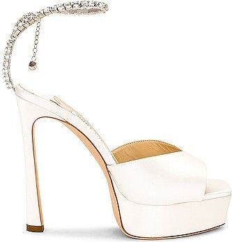 Jimmy Choo Saeda 125 Sandal in Ivory Jimmy Choo Saeda, Jimmy Choo, Sandals