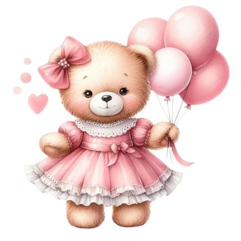 A picture of a teddy bear holding balloons with the words teddy bear on it | Premium AI-generated PSD Teddy Bear Holding Balloons, Bear Holding Balloons, Fashion Illustration Shoes, Holding Balloons, Bear Girl, Cute Christmas Wallpaper, A Teddy Bear, Bear Art, Candy Apples