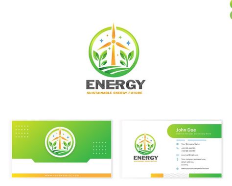 Eco Energy Logo, Green Energy Logo, Energy Logo, Eco Green, Poster Maker, Business Card Maker, Flyer Maker, Green Energy, Card Banner