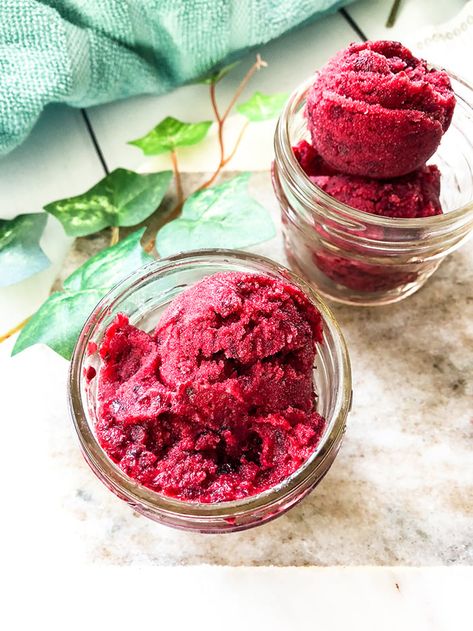 Ninja Creami Cherry Sorbet (3 Ingredients) - Recipe Diaries Cherry Sorbet, Ninja Ice Cream Recipe, Dairy Free Brownies, Healthy Ice Cream Recipes, Watermelon And Lemon, Ice Cream Maker Recipes, 3 Ingredient Recipes, Cherry Desserts, Chocolate Peanut Butter Cookies