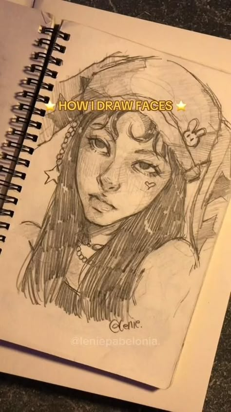 How i draw faces Original video by: ln3arts If you are passionate about art and want to start, on the link in my bio you can find art supplies that will help you start your artistic journey. #art #arttutorial #drawing #drawingtutorial #howtodraw #sketch #digitalart Draw A Face Tutorial, Face Sketching Tutorial, How To Sketch From Reference, How To Draw Faces Tutorial, How To Draw Women Face, How To Draw Face Reference, How To Become Good At Drawing, Faces Drawing Tutorial, Things To Draw Face