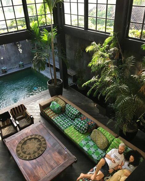 looksandhomes: Inspiration Interior Design Country, Kolam Koi, Piscina Interior, Home Remodel, Pool Design, Design Exterior, House Goals, Style At Home, Design Living