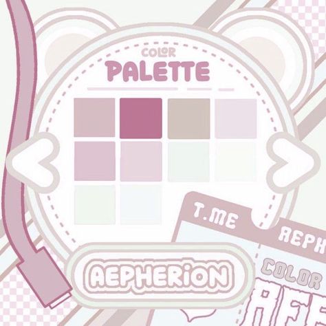 Gacha Color Palette Ideas, Gacha Life Color Palette, Ibispaintx Color Palette, Gacha Club Color Palette, Gacha Color Palette, Ibis Color Palette, Aepherion Palette, Ibispaint Color Palette, Color Pallete Ibis Paint