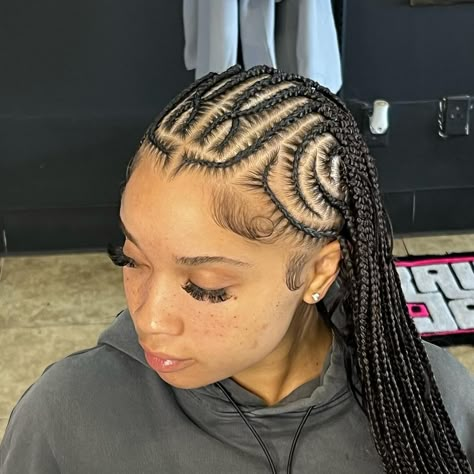 new tribal look 😍😍 ——————————————— #la #labraider #knotless #knotlessbraids #individuals #losangelesbraider #boxbraids #labraids… | Instagram Braids Fulani, Elegant Braids, Cornrow Braids, Cornrow, Braids Hair, Knotless Braids, Braided Hairstyles For Black Women, Hairstyles For Black Women, Cold Pressed